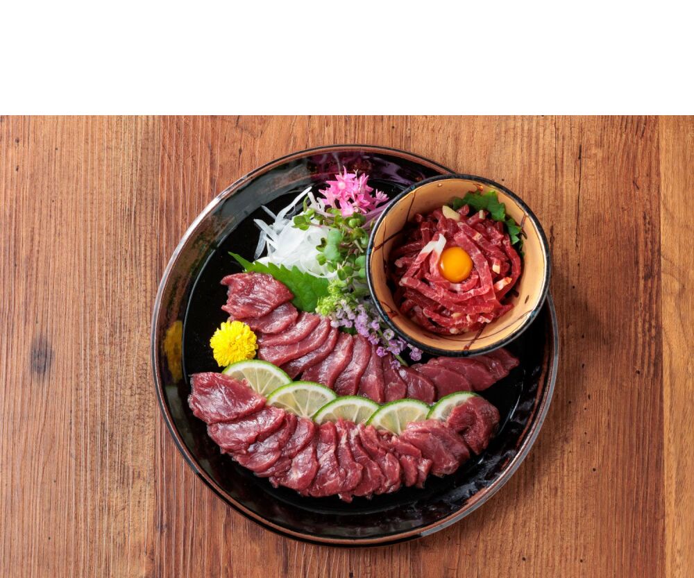 上赤身・ユッケお試しセット