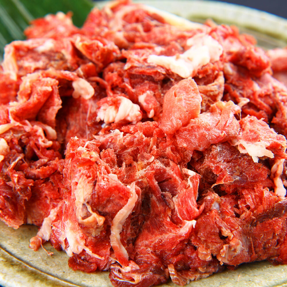 業務用馬小間切れ(500g/パック)｜加熱用馬肉｜業務用馬刺し通販｜利他フーズ
