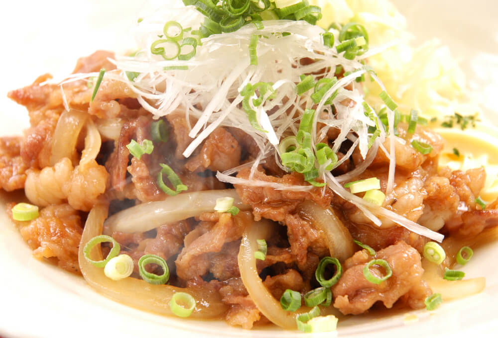 馬肉の生姜焼き